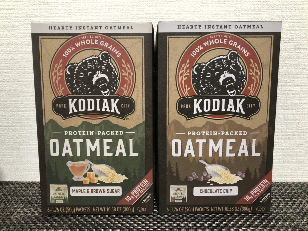 Kodiak Cakes・プロテインパックオートミールのパッケージ