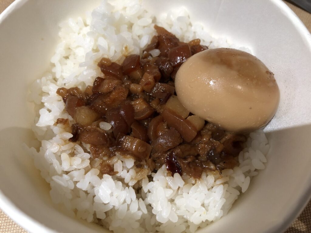 北北車魯肉飯（Braised Pork Rice）の魯肉飯