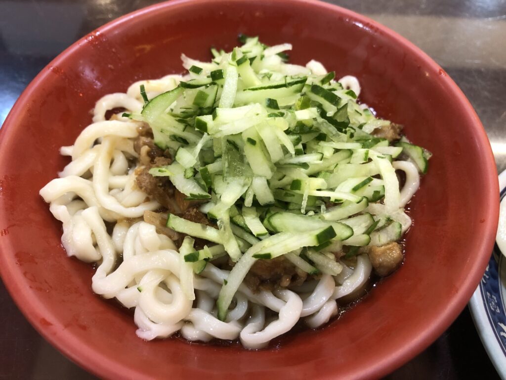 正豪季水餃專賣店の炸醤麺（小）