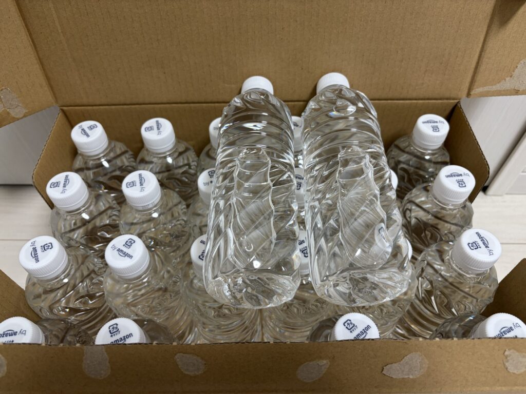 by Amazon ラベルレス天然水 500ml・24本セット