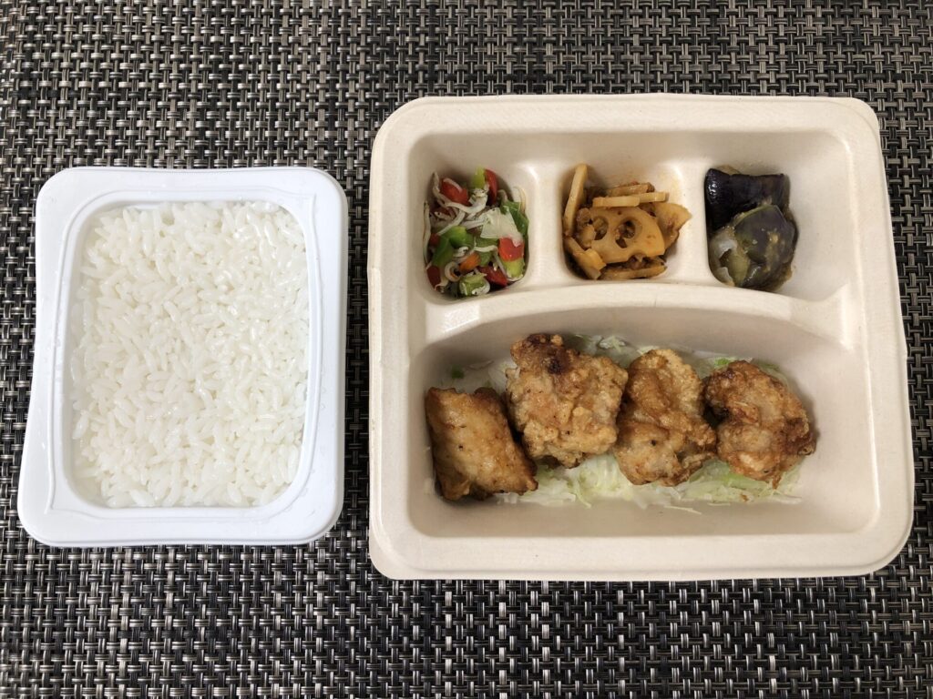 ナッシュの唐揚げ弁当