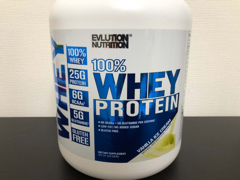 Evlution Nutrition「100%ホエイプロテイン」