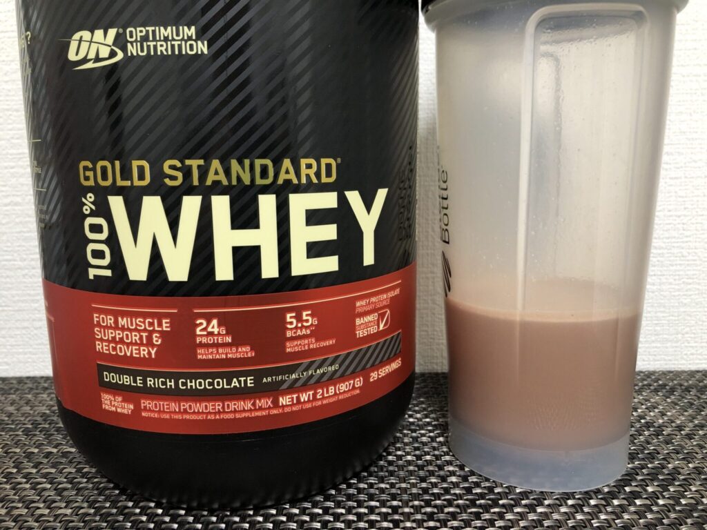 実際に購入したOptimum Nutrition「ゴールドスタンダード100％ホエイ」