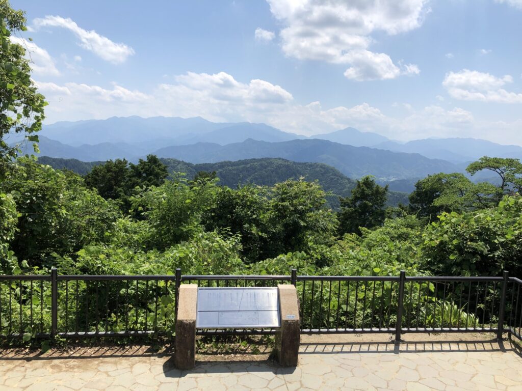 高尾山頂からの景色