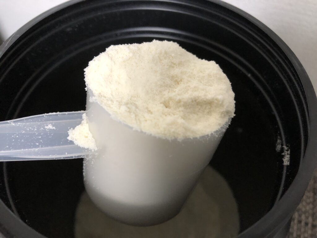 ゴールドスタンダード・バニラアイスクリーム味のパウダー
