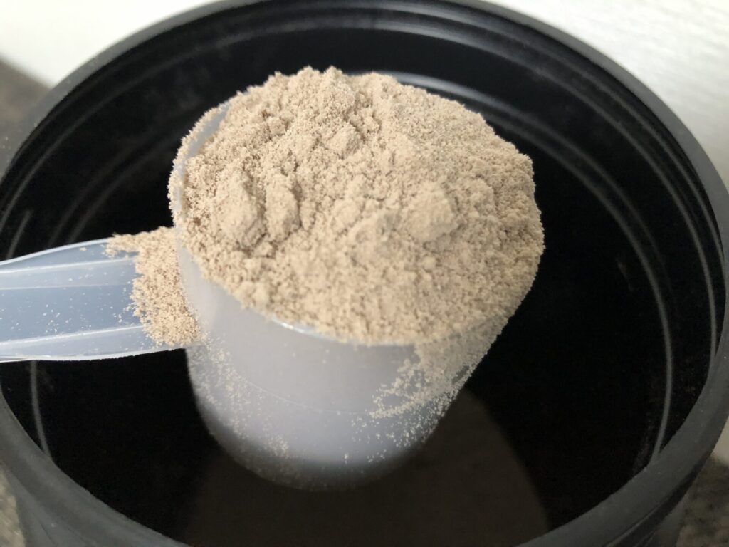 ゴールドスタンダード・エクストリームミルクチョコレート味のパウダー