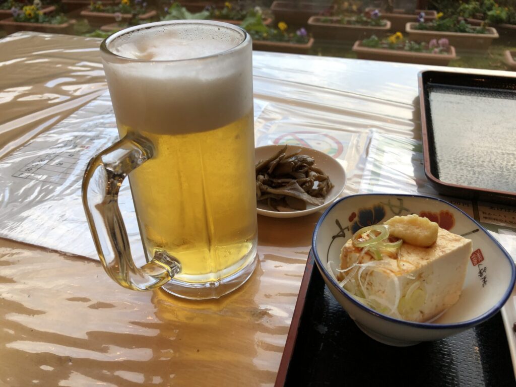 数馬の湯・生ビール