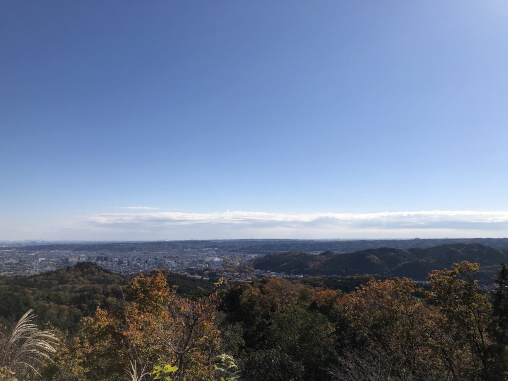 多峯主山山頂からの景色
