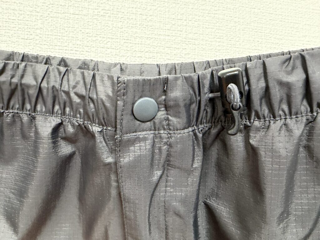 ウエスト部分のドローコード