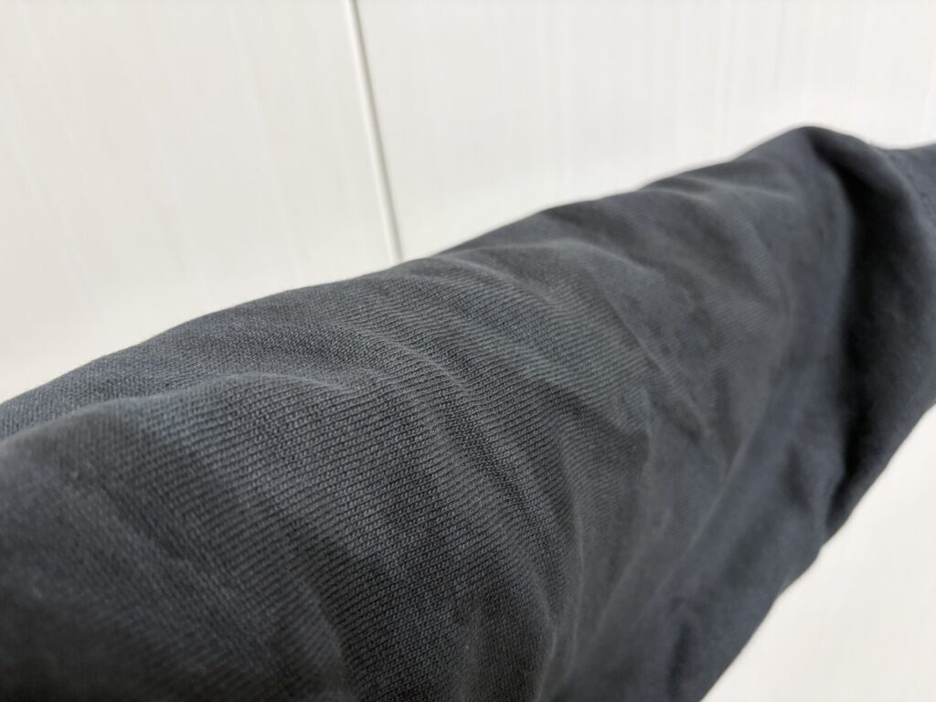 ベルグテックEXの下に来ていたパーカーの濡れ具合